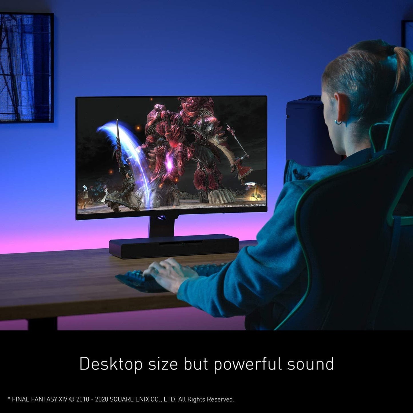 Panasonic SC-HTB01 SoundSlayer Gaming Speaker with Built-in Subwoofer Dolby Atm