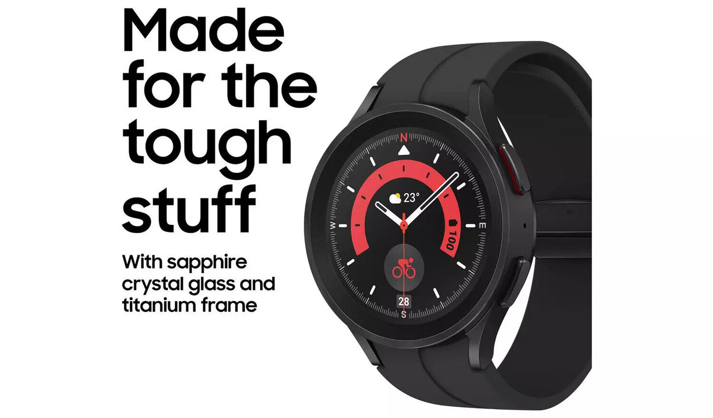 Samsung Galaxy Watch5 Pro 45mm Titanium Smart Watch - Black