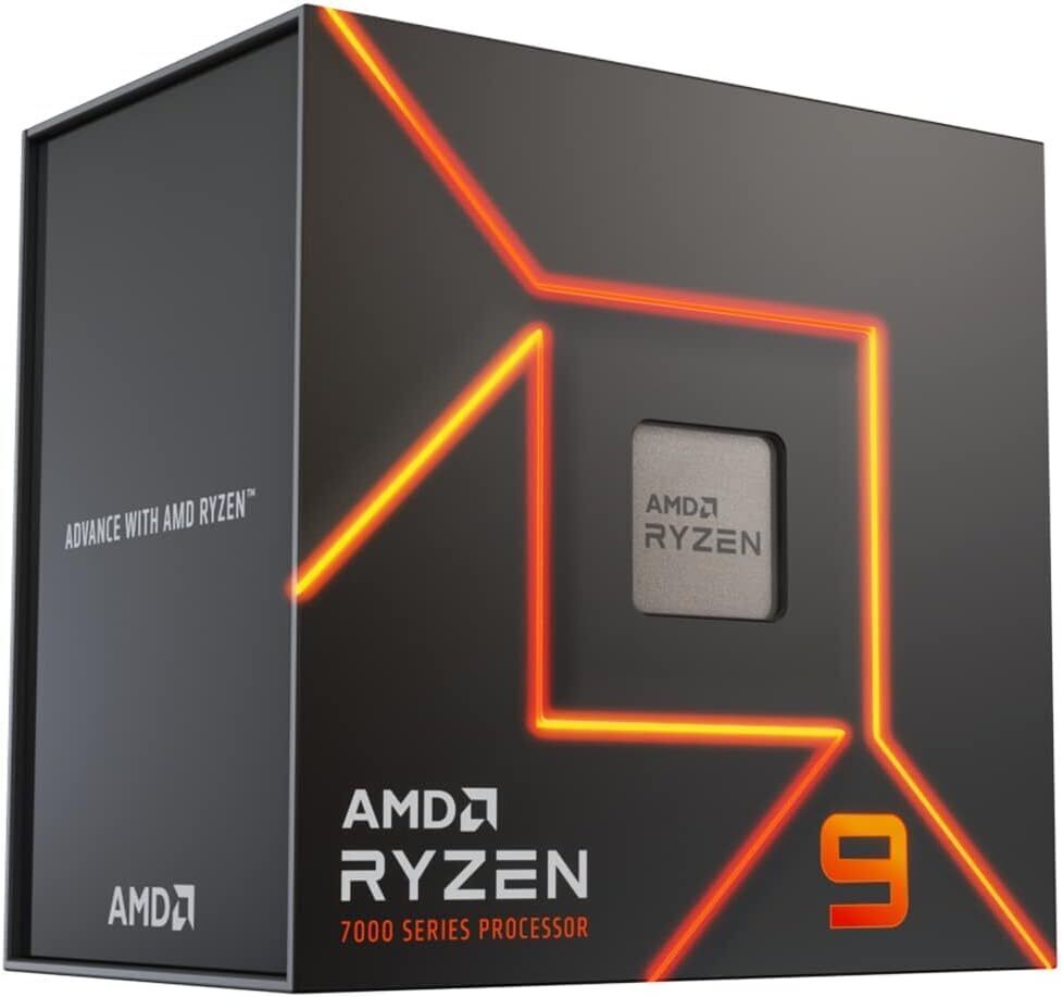 AMD Ryzen 9 7900x Processor (5.6 GHz, 12 Cores, LGA 1718/Socket AM5) Box -...