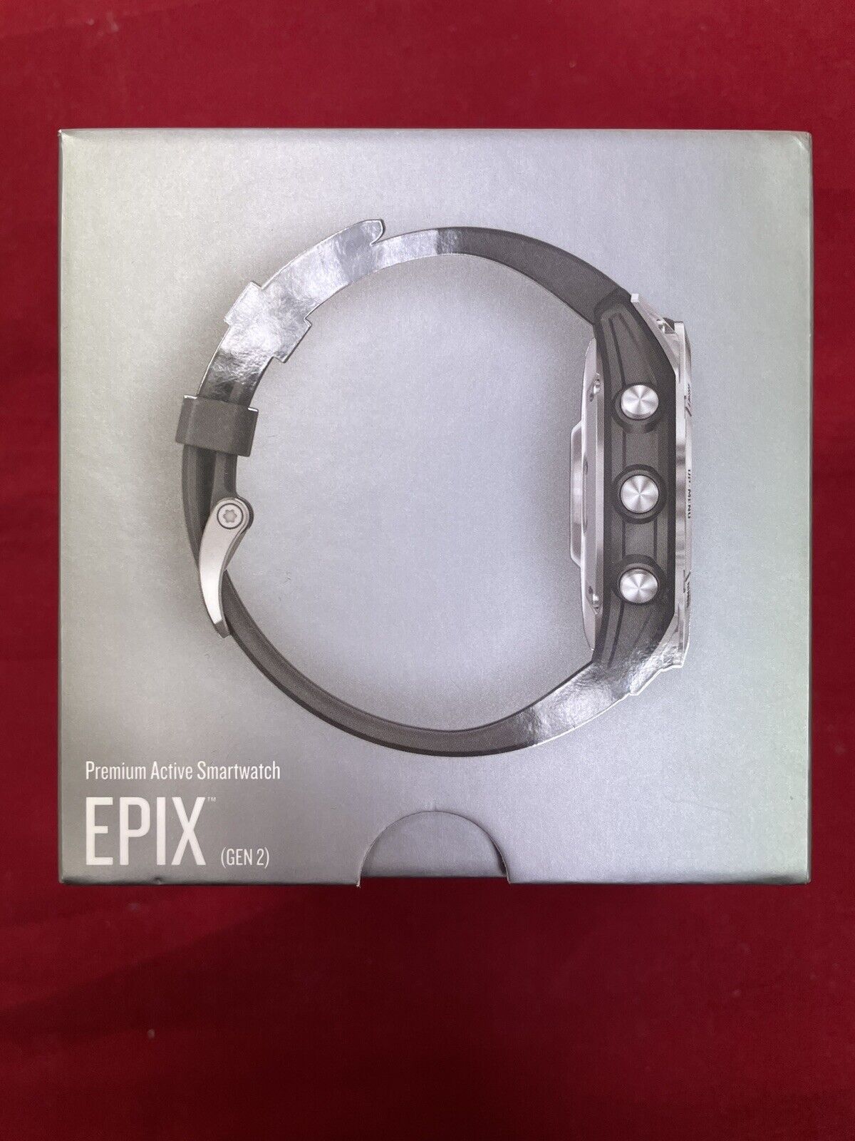 Garmin epix 2, Premium Active Smartwatch, Slate and Stainless Steel with Silicon