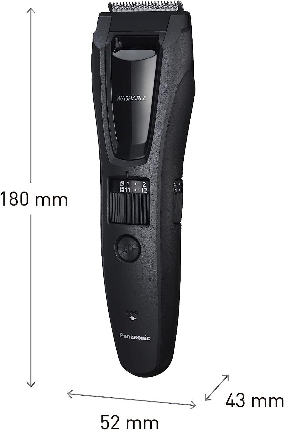 Panasonic ER-GB62 Wet & Dry Electric Hair, Beard & Body Trimmer for Men