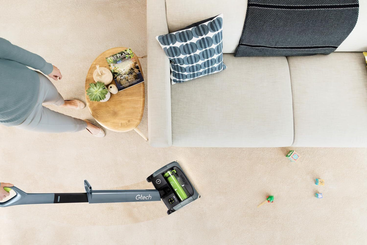 Gtech AirRAM MK2 | Lightweight Cordless Vacuum Cleaner for Carpets, Hard Floor,