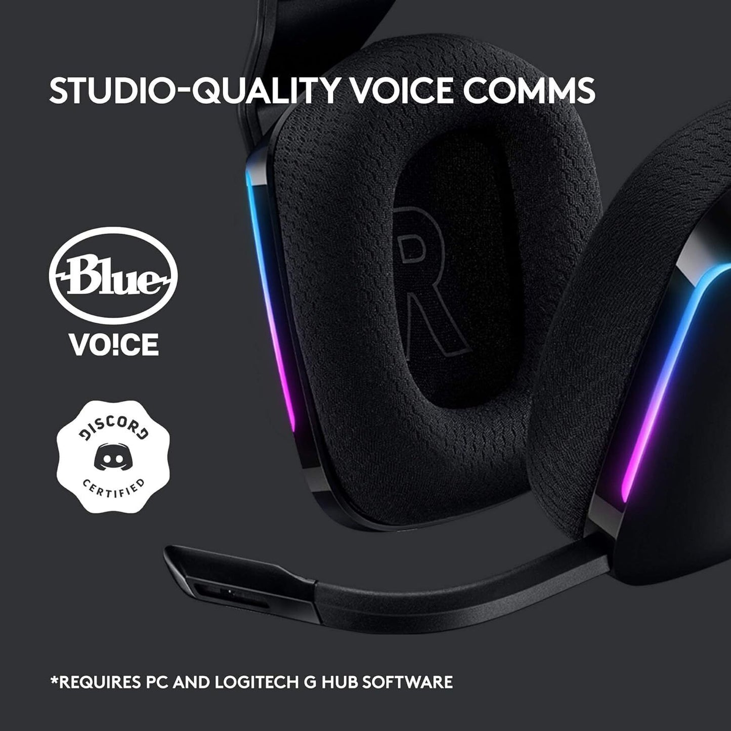 Logitech G733 Wireless Gaming Headset - Black