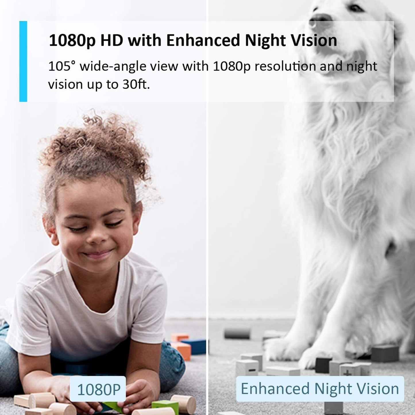 TP-Link Tapo Mini Smart Security Camera, Indoor CCTV, Works with Alexa & Google