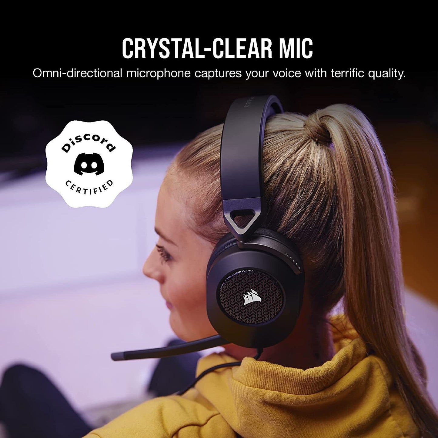 Corsair HS65 SURROUND Gaming Headset - Carbon