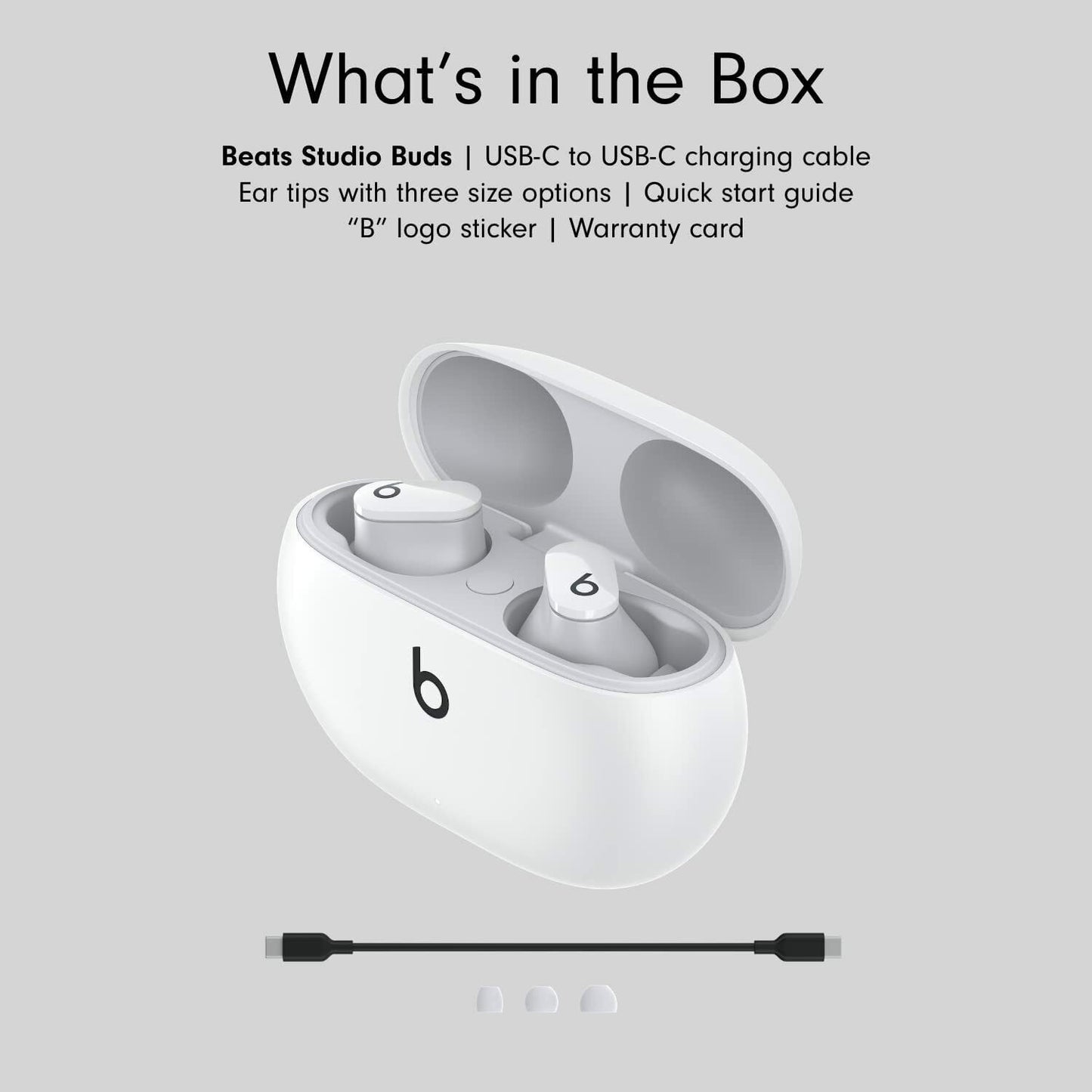 Beats by Dr. Dre Studio Buds - White