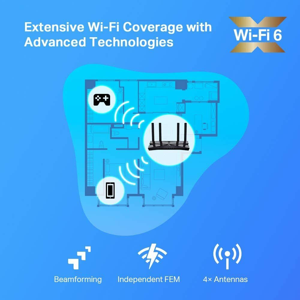 TP-LINK Archer AX20 AX1800 Dual-Band Wi-Fi 6 Router