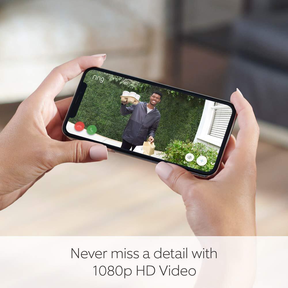 Ring Video Doorbell Wired by Amazon | Doorbell Security Camera with 1080p HD