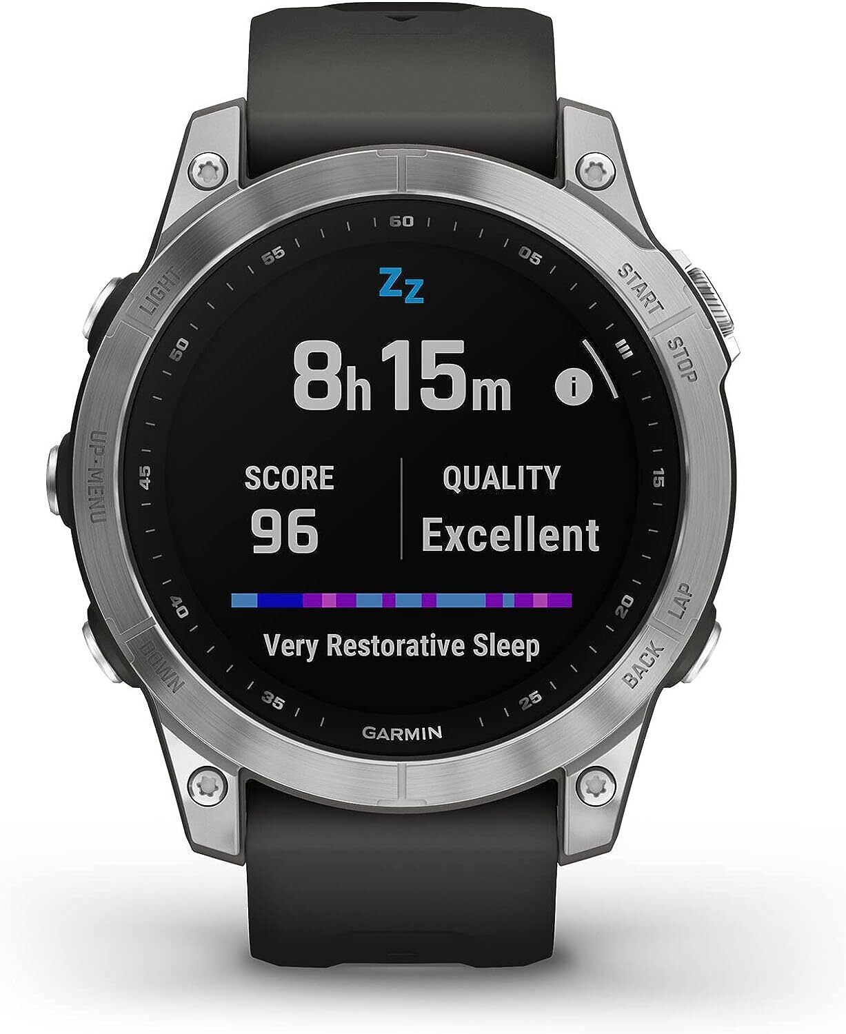 Garmin fēnix 7 Multisport GPS Watch, Silver with Graphite Band