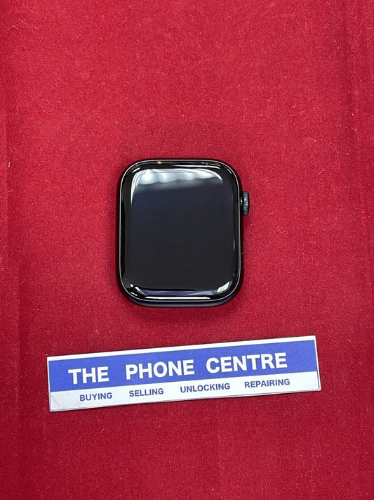 Apple Watch Series 8 (GPS) 45mm Midnight Aluminium Case 100% Battery (*)