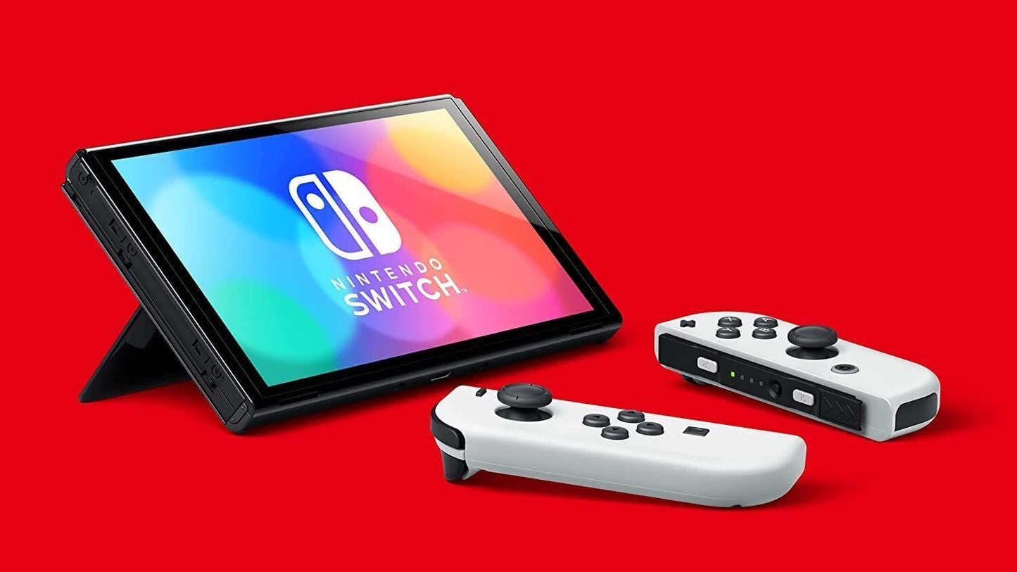 Nintendo Switch OLED Model HEG-001 Handheld Console - 64GB - White