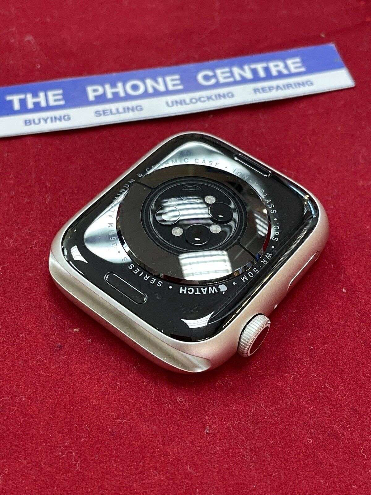 Apple watch series 8 45mm GPS Starlight 100% Battery
