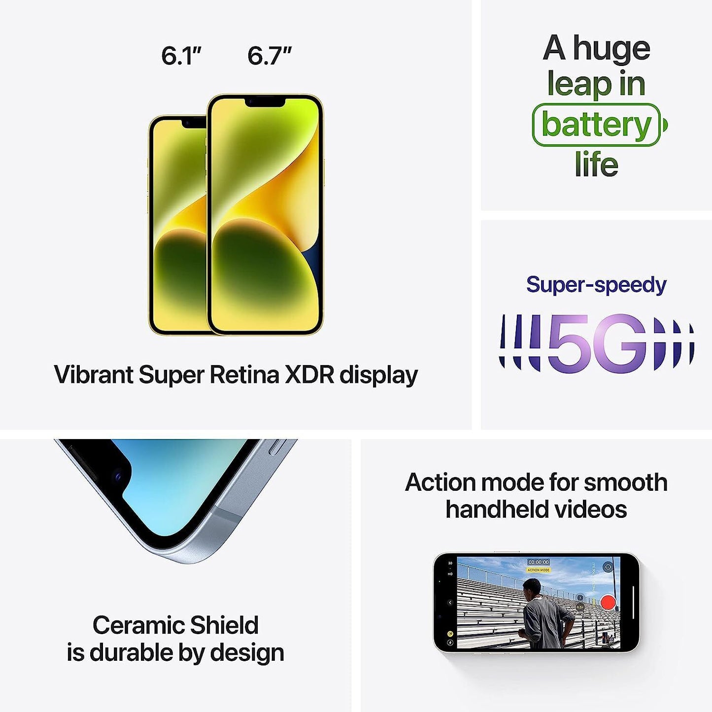 Apple iPhone 14 (128 GB) - Midnight