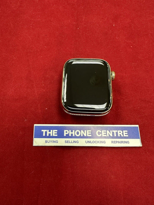 Apple Watch Series 8 GPS CELLULAR 45mm Gold Stainless Steel Case 100% Battery