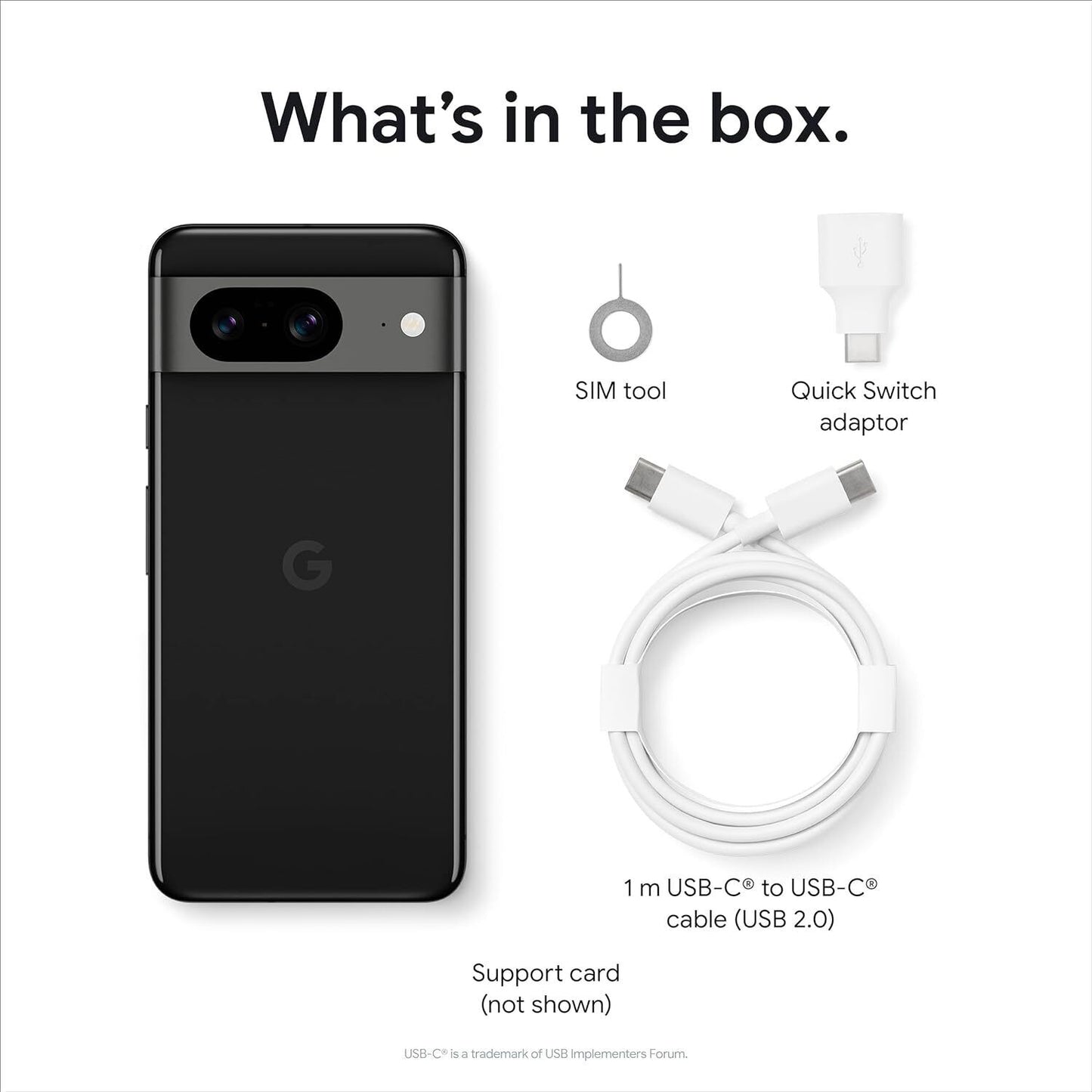 Google Pixel 8 GPJ41 - 128GB - Obsidian (Unlocked)