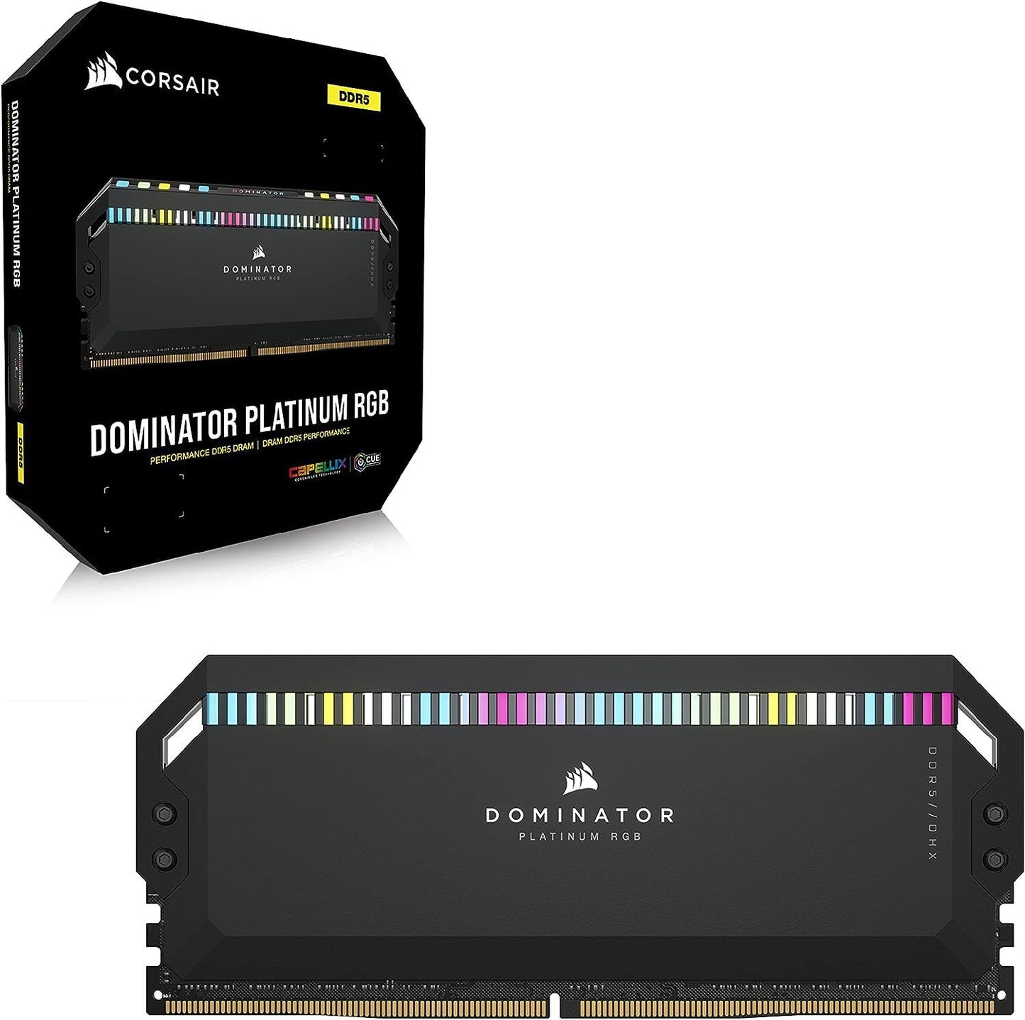 32GB (2x16GB) Corsair DDR5 Dominator Platinum RGB, PC4-48000 (6000), Non-ECC Unb
