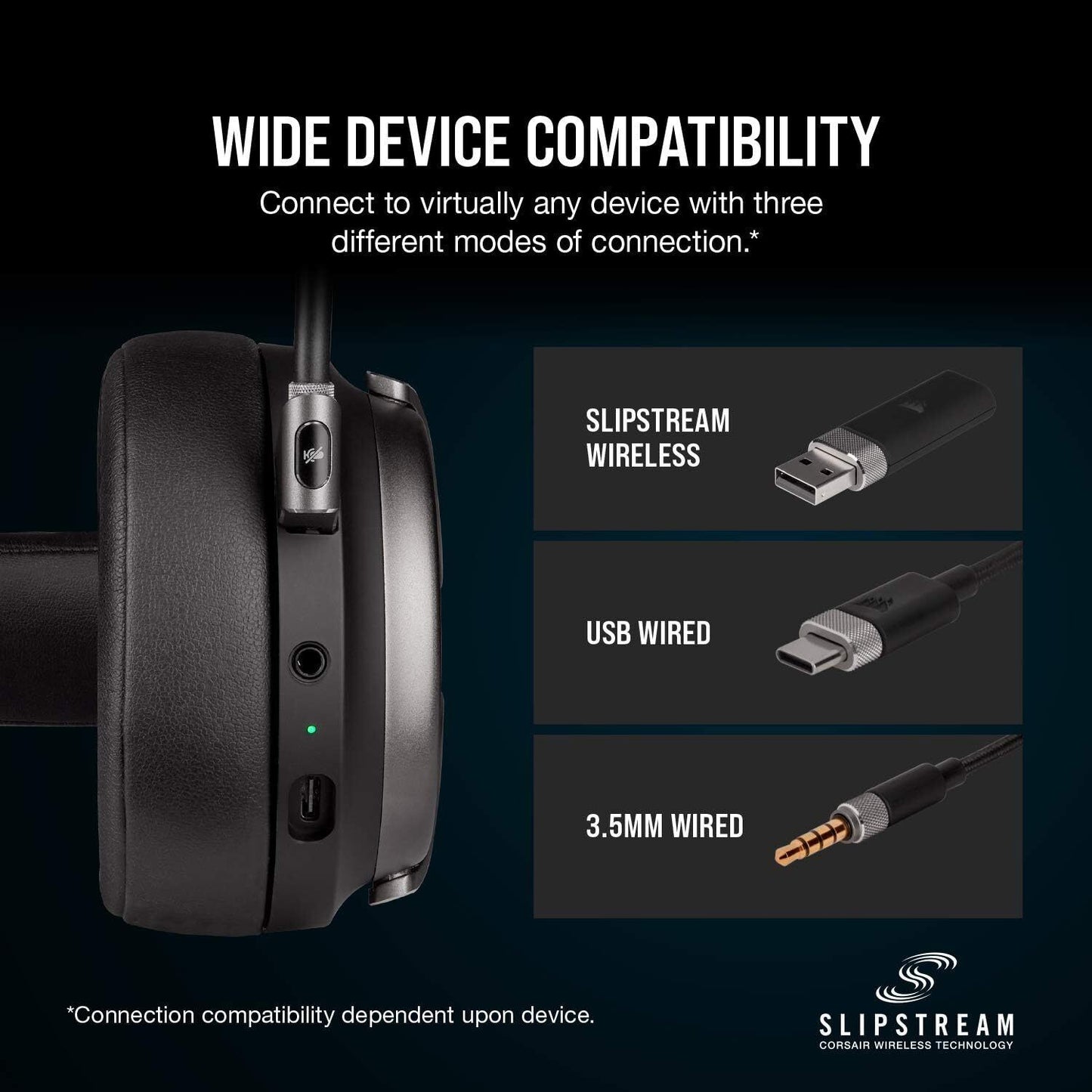 Corsair Virtuoso RGB Black Over Head Gaming Headset