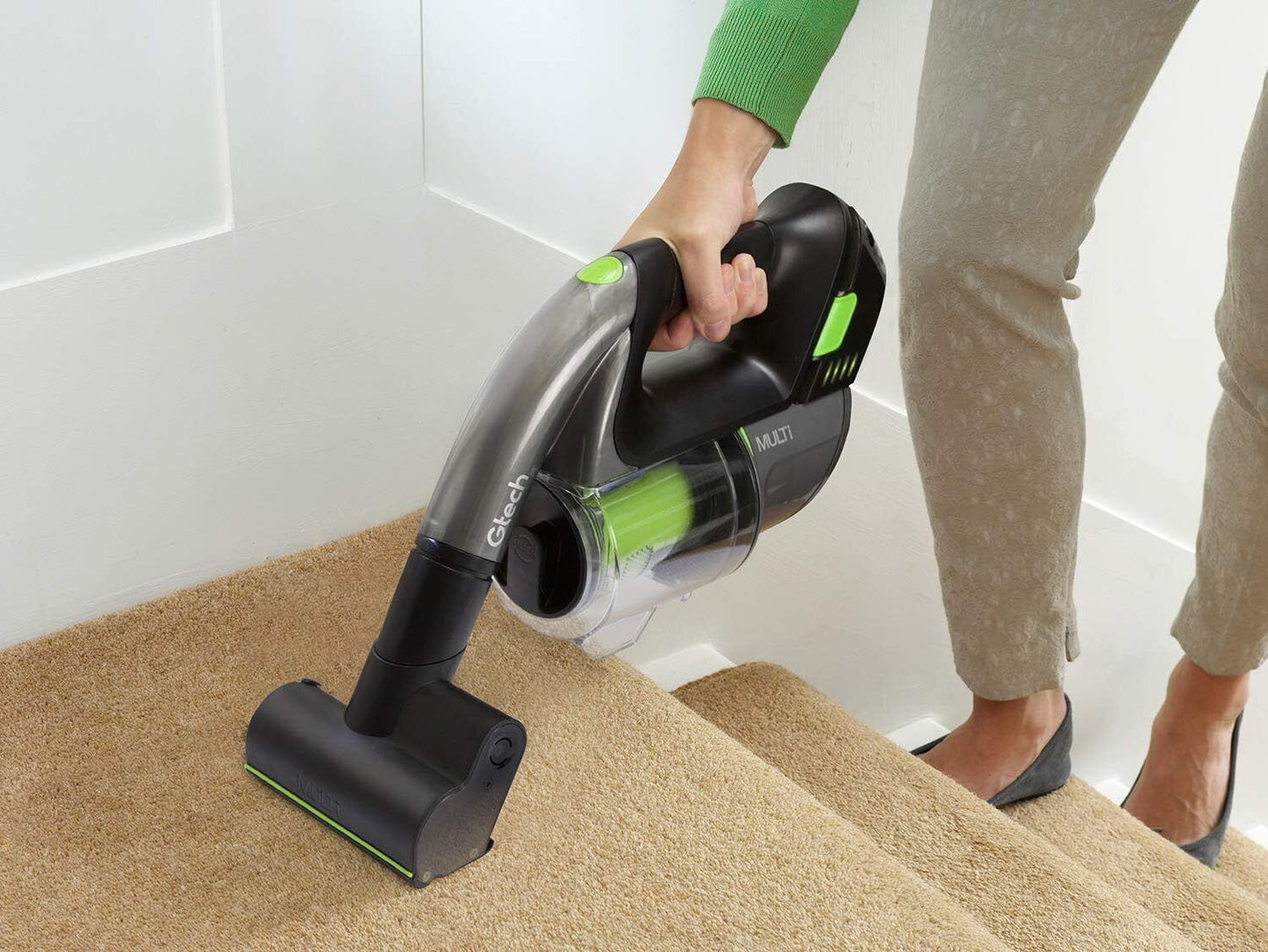 Gtech Multi MK-2 Handheld Cordless Vacuum Cleaner - Grey/Green