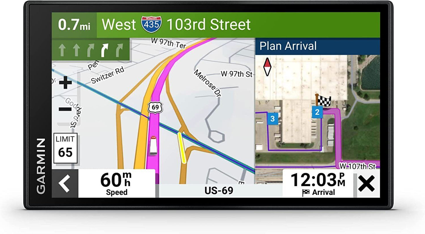Garmin Dezl LGV610 6" Truck GPS Navigator Sat Nav│EU Map│Live Traffic│Easy Route
