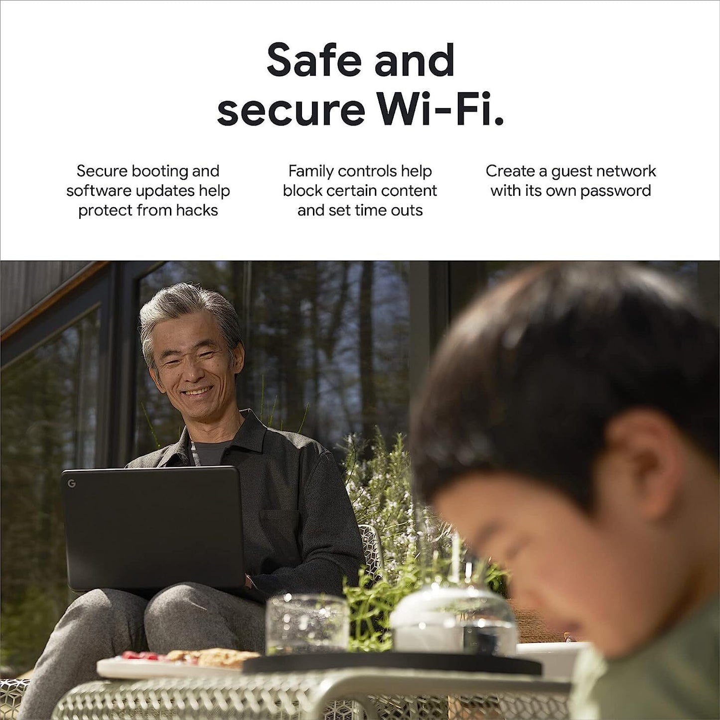 Google Wifi Pro – Wi-Fi 6E Reliable home system with fast speed and whole-home