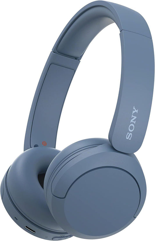 Sony WH-CH520 On-ear headset Bluetooth (1075101) Stereo Blue Microphone