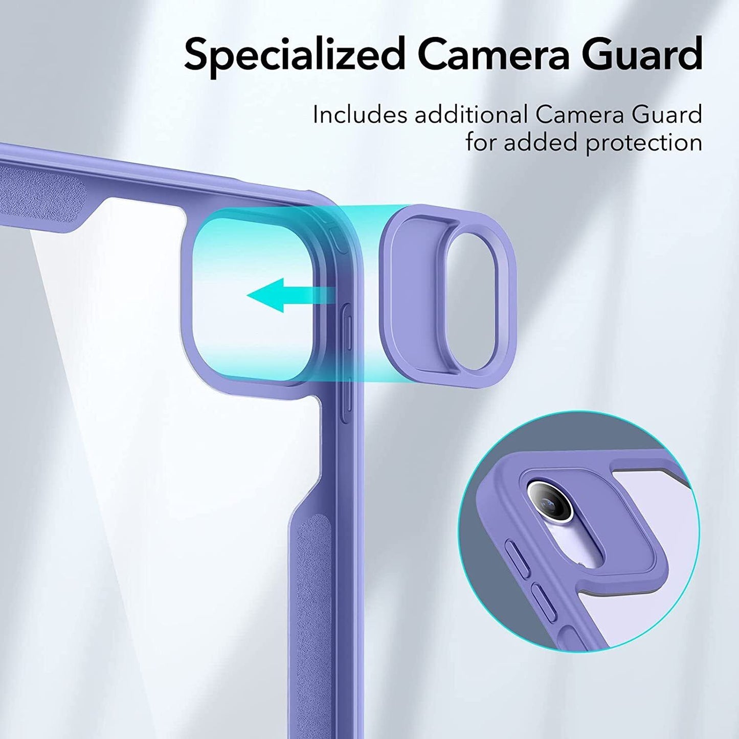 ESR Hybrid Case Compatible with iPad Air 5th /4th Generation Purple
