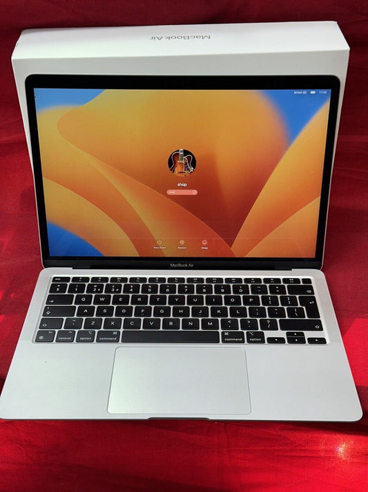Apple MacBook Air 13in (256GB SSD, M1, 8GB) Laptop - Silver - MGN93B/A...