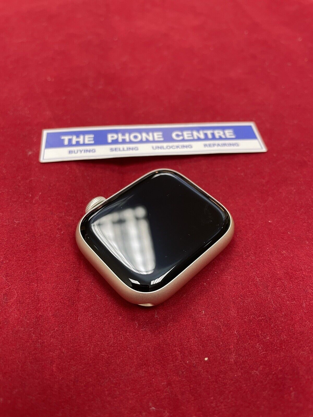 Apple Watch Series 8 GPS 41 MM Starlight Aluminum Case 100% Battery