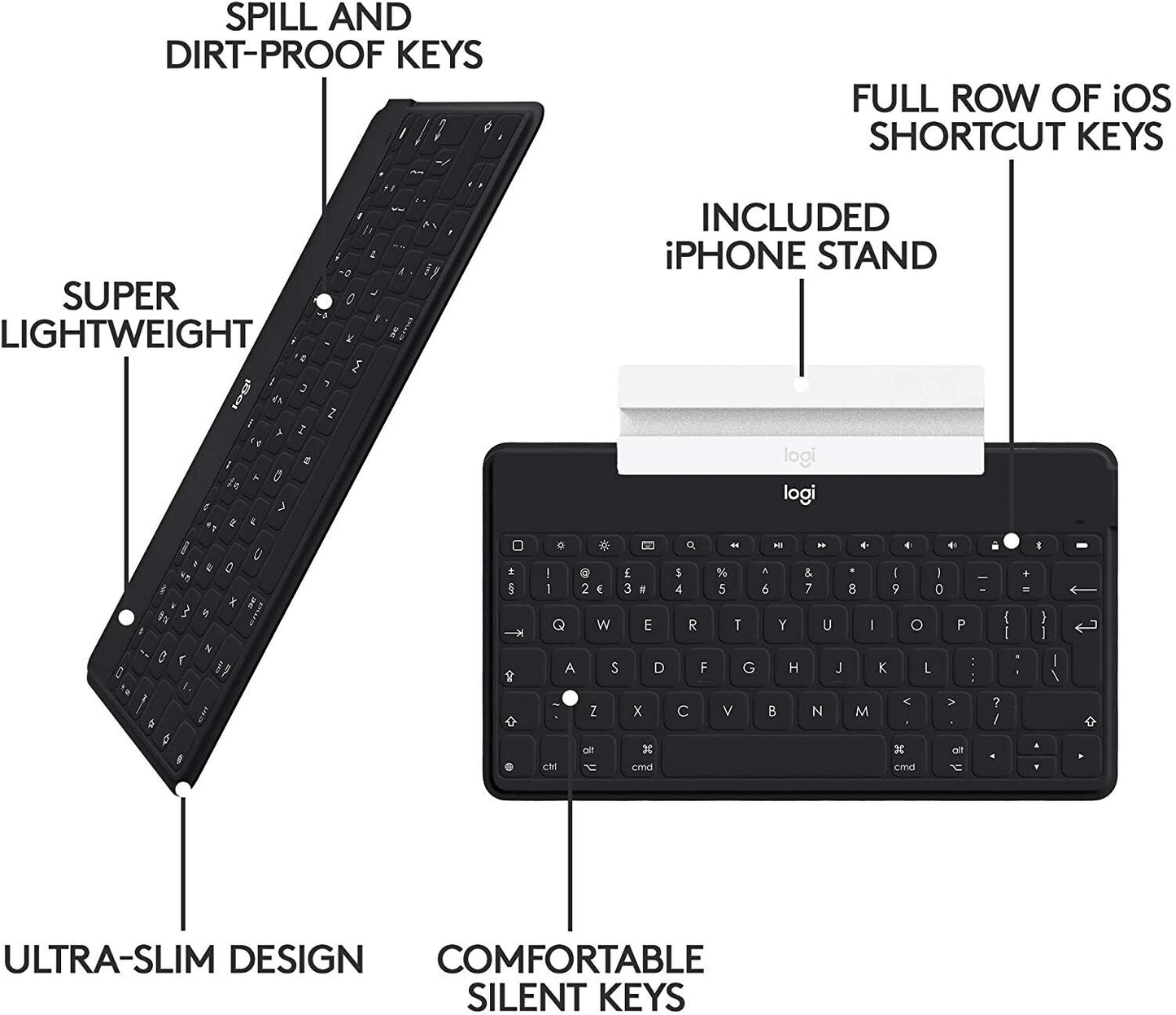Logitech Keys-To-Go 920-006710 Bluetooth Keyboard