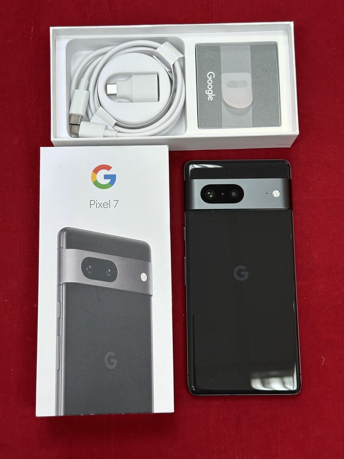 Google Pixel 7 GVU6C - 256GB - Obsidian (Unlocked)