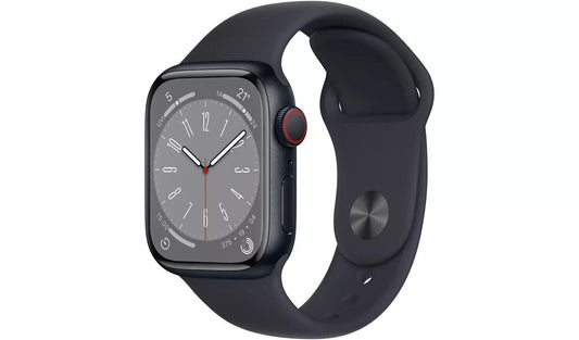 Apple Watch Series 8 GPS + Cell 41mm Midnight Sport Band