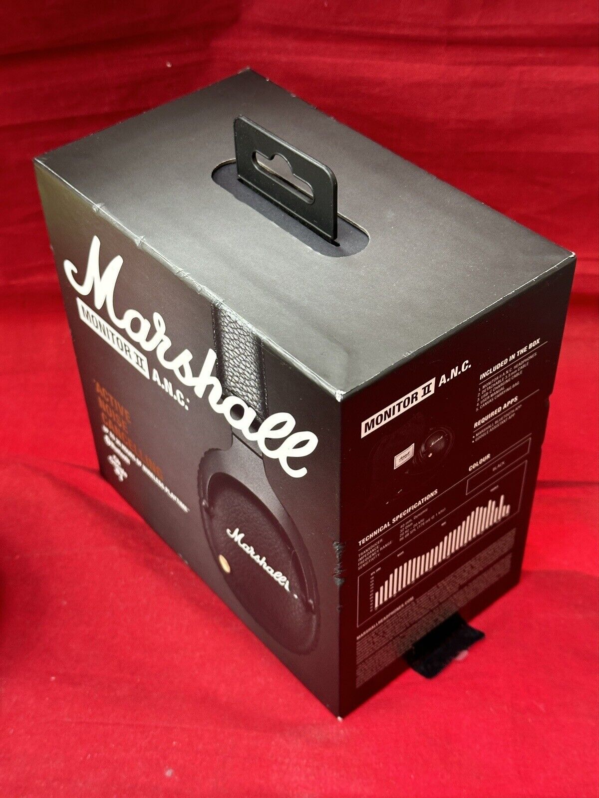 Marshall Monitor II A.N.C Wireless Headband Headset - Black