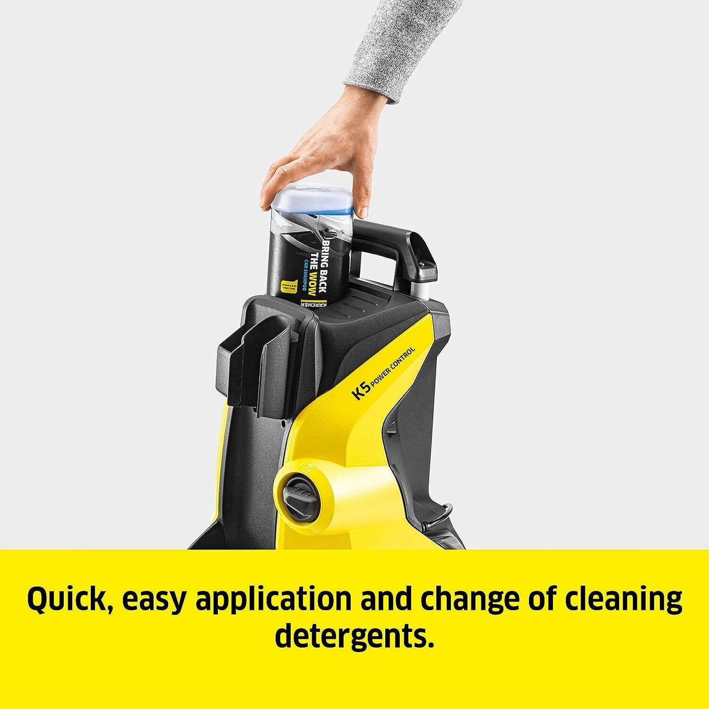Kärcher K5 Power Control Pressure Washer - Black/Yellow