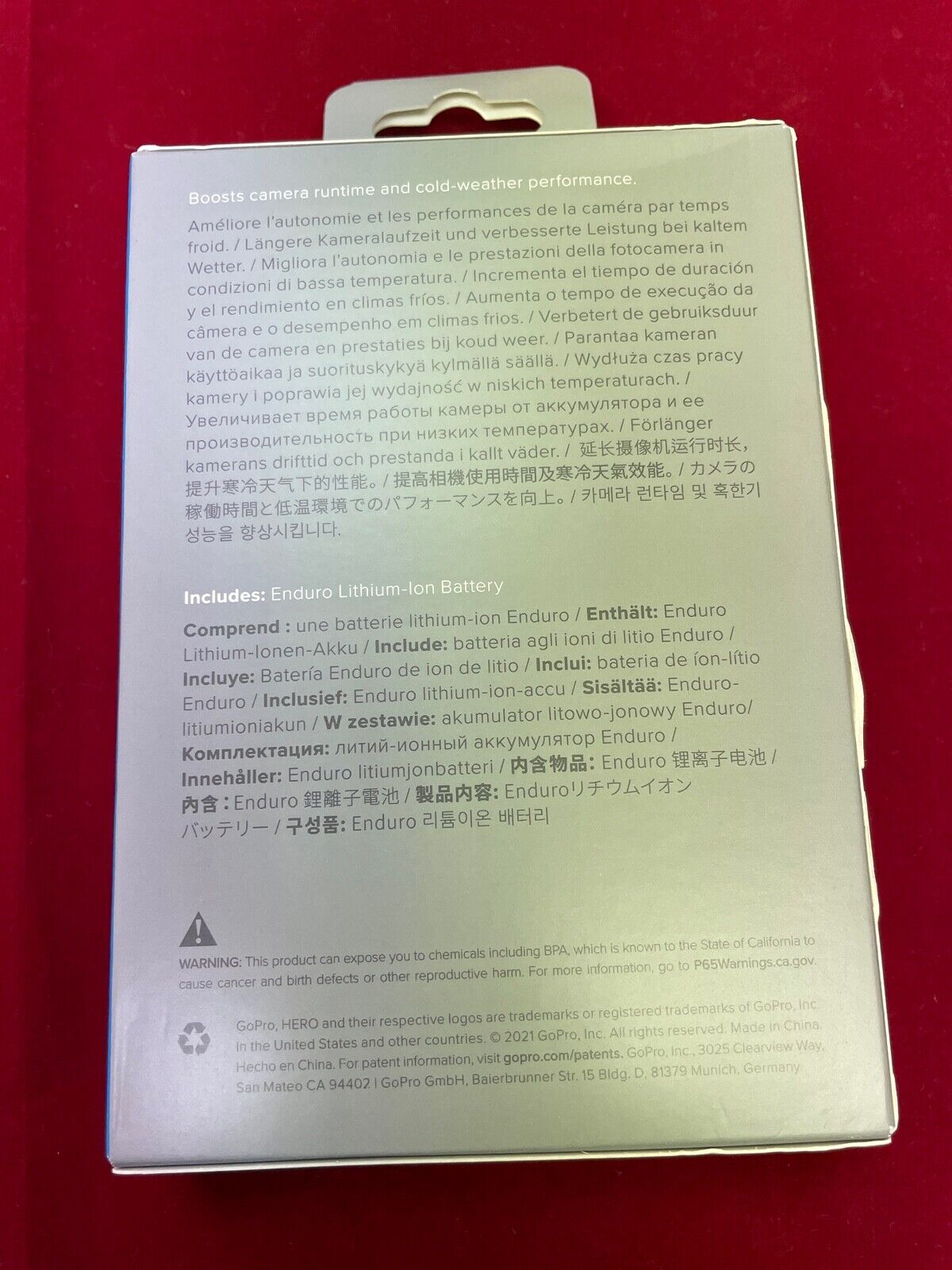 Rechargeable Battery HERO11, HERO10 & HERO9- Official GoPro ADBAT-001