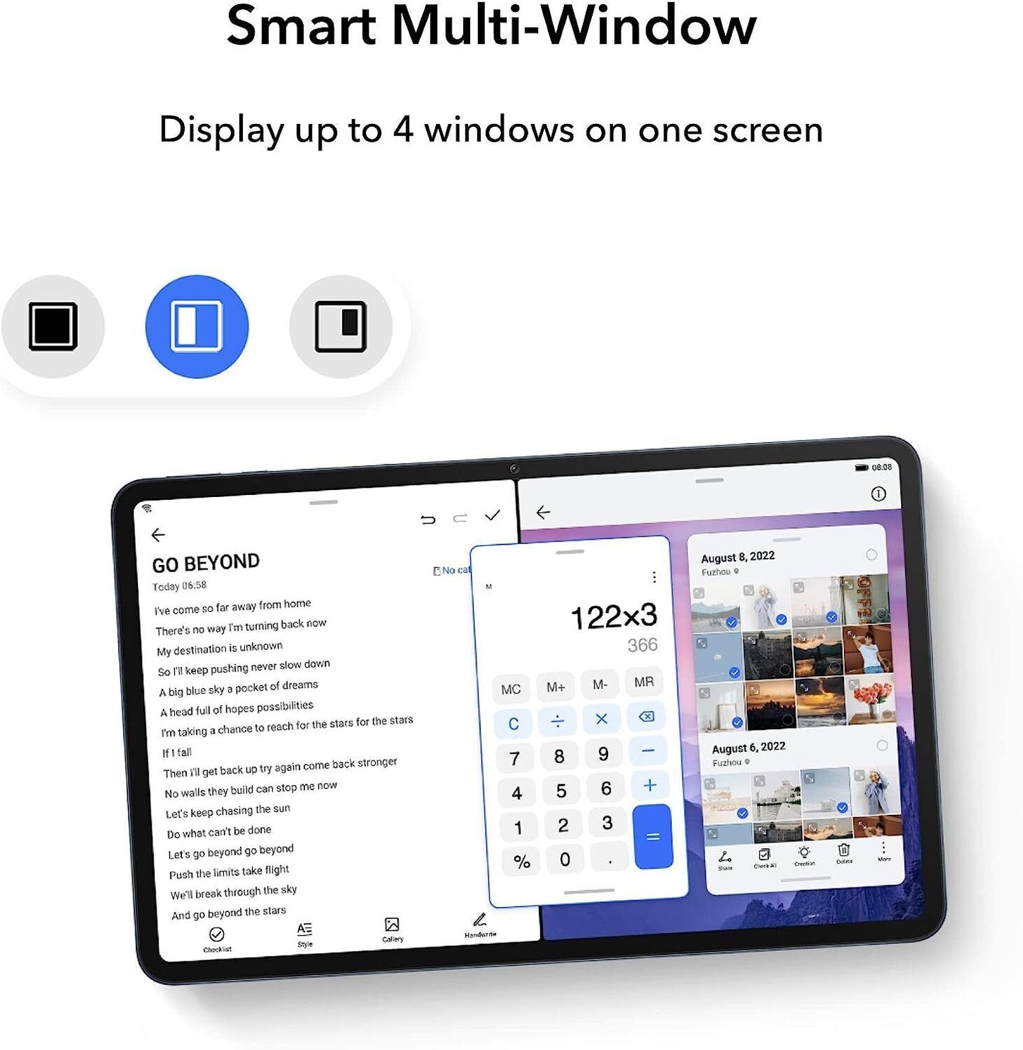 HONOR Pad 8 128GB, Wi-Fi, 12" - Blue Hour