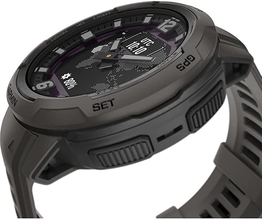 Garmin Tactical Instinct Crossover Solar Exclusive Black Smart Watch 010-02730-0