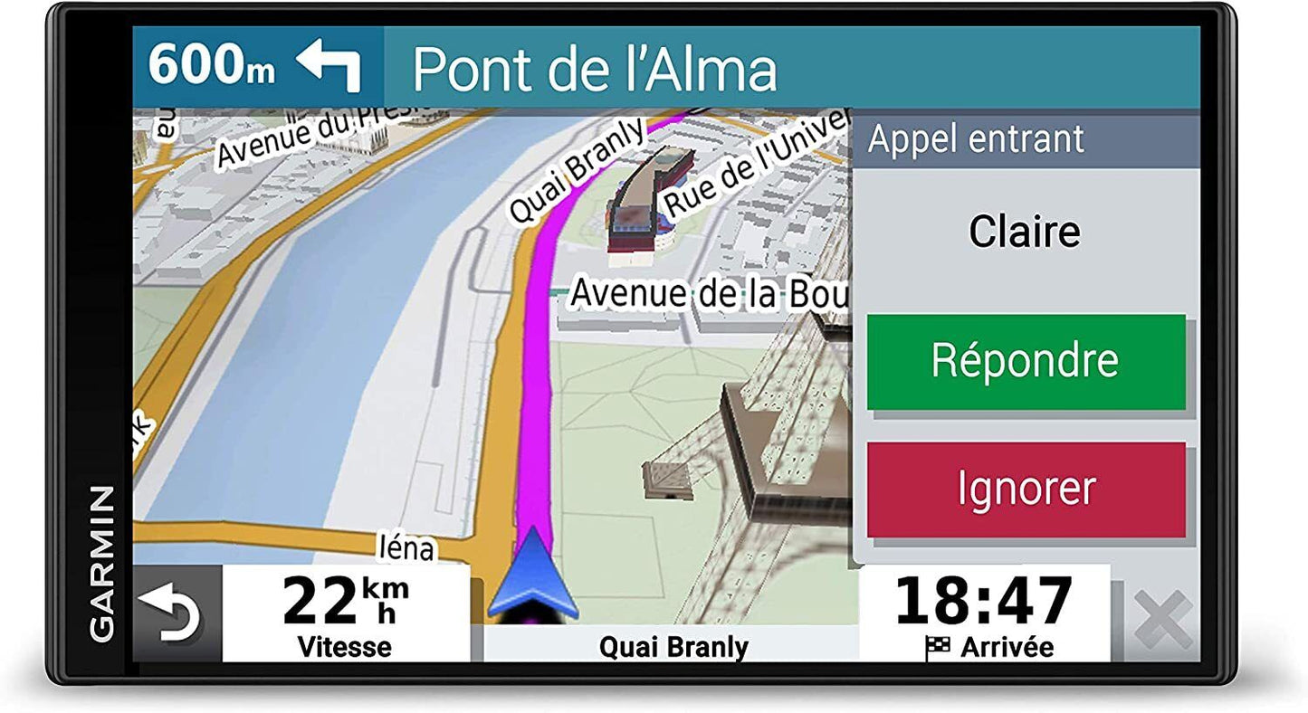 Garmin DriveSmart 65 MT-S 6.95 Inch Sat Nav Map Updates for UK, Ireland and Full