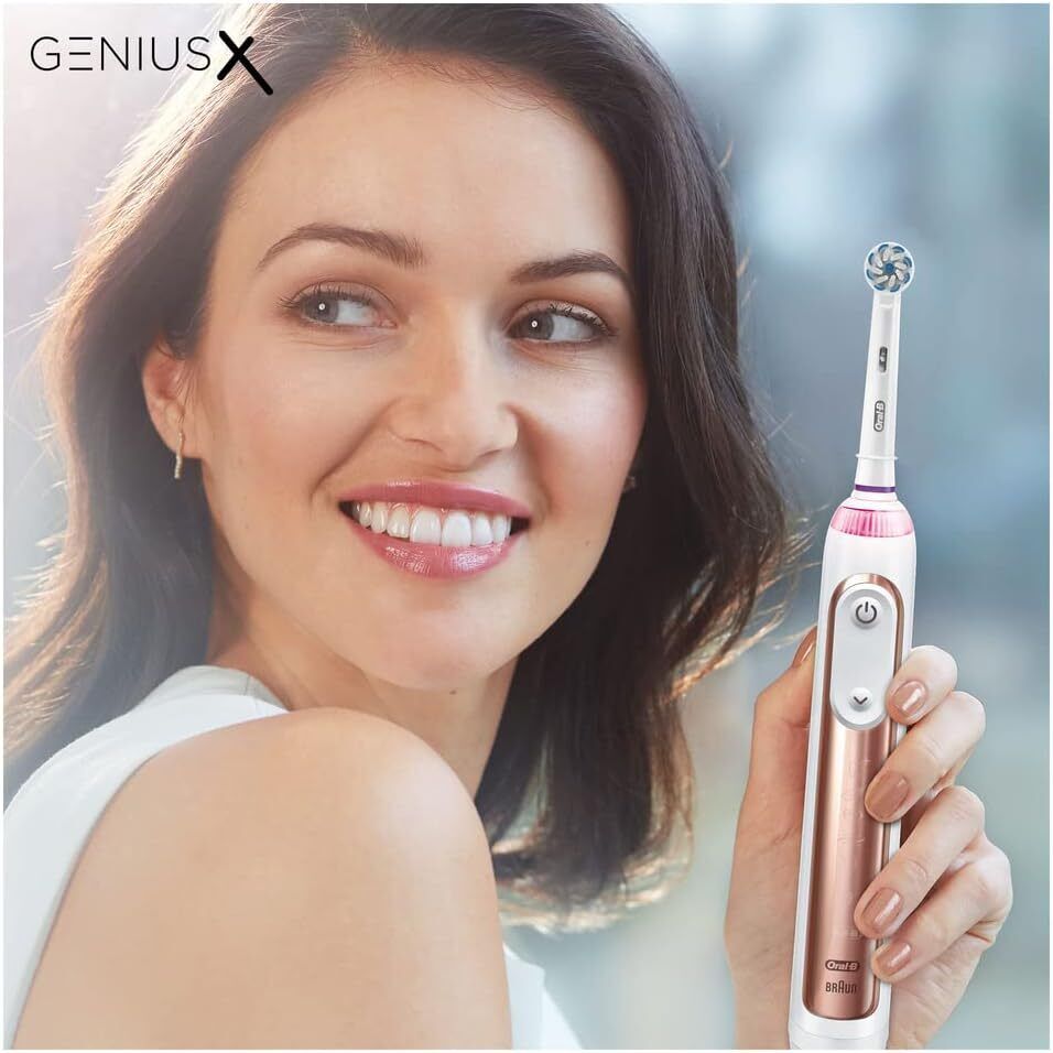 Oral-B Genius X with Artificial Intelligence Rose Gold Electric Toothbrush