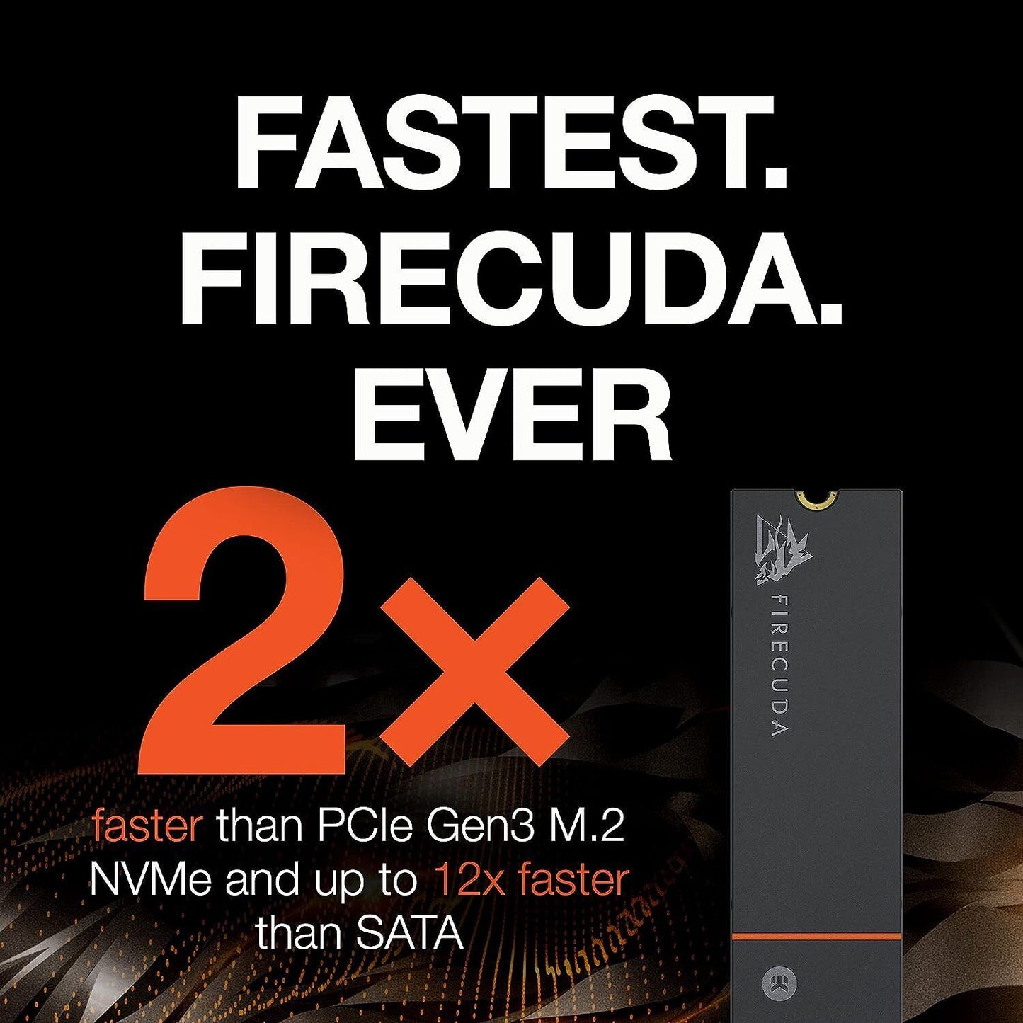 Seagate FireCuda 530 4TB M.2 NVMe Internal SSD with Heatsink (ZP4000GM3A023)