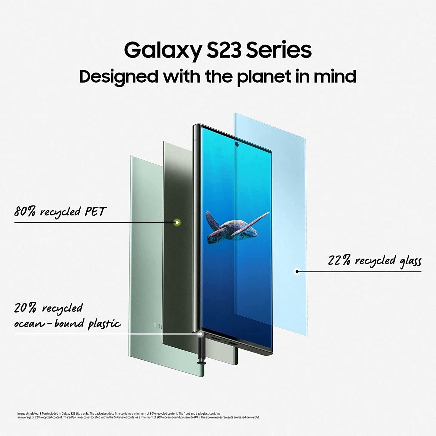 Samsung Galaxy S23 Ultra SM-S918B/DS - 256GB - Green (Unlocked)