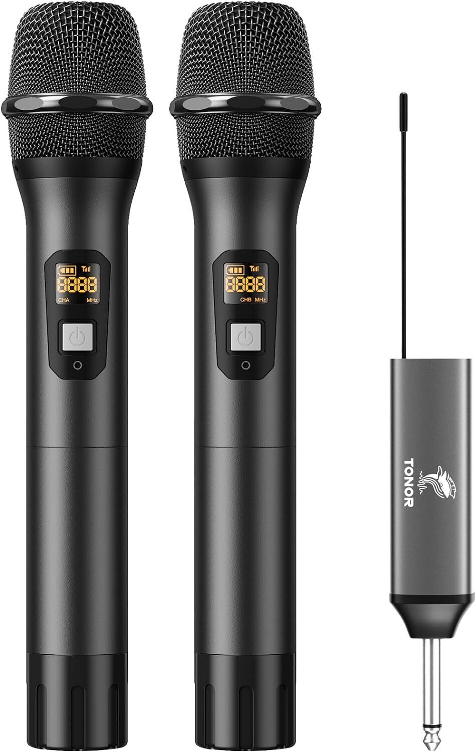 TONOR Wireless Microphone, UHF Dual Cordless – The Phone Centre