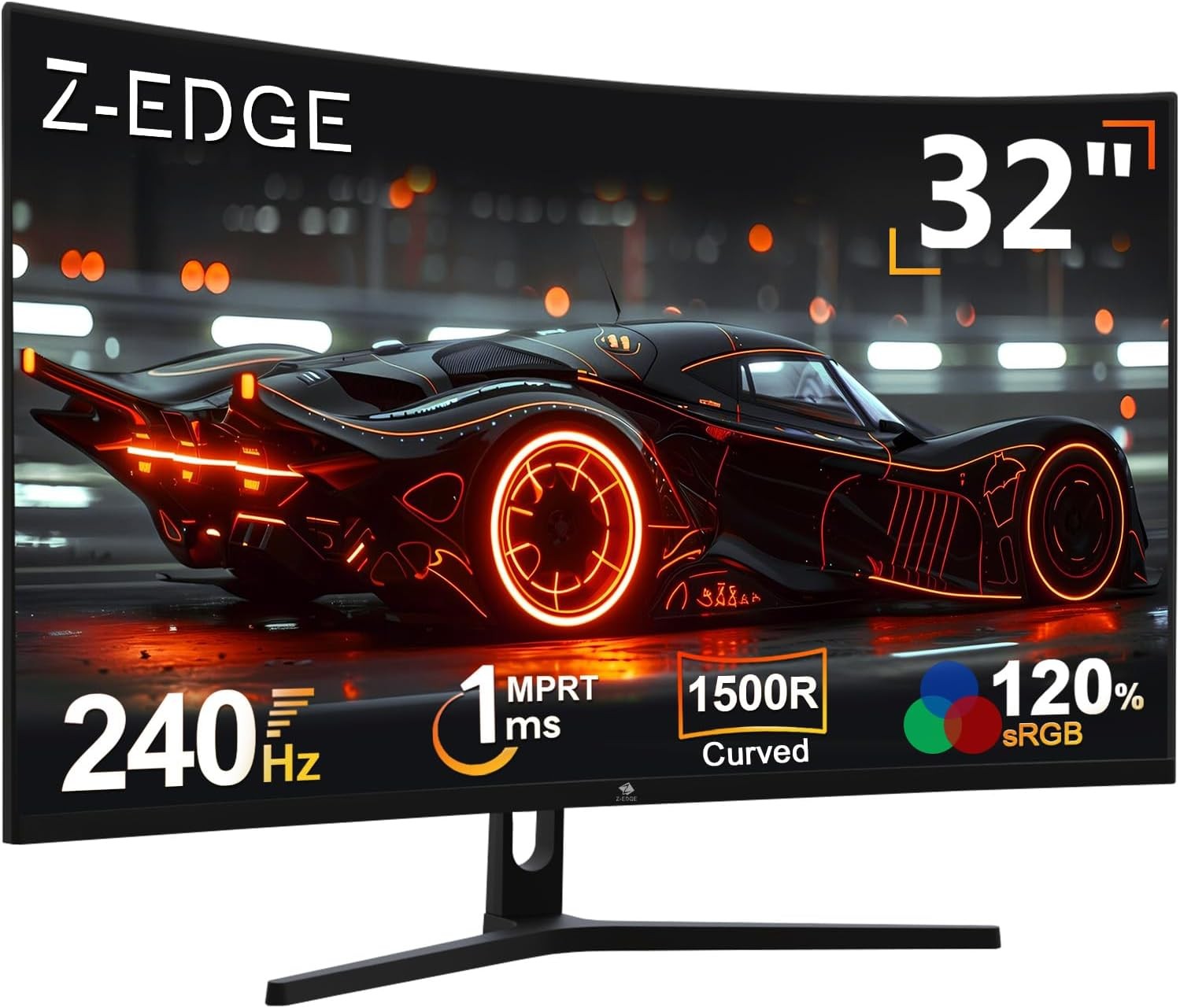 Z-Edge 32 Inch Curved Gaming Monitor 240Hz 1ms MPRT Full HD 16:9 Curve ...