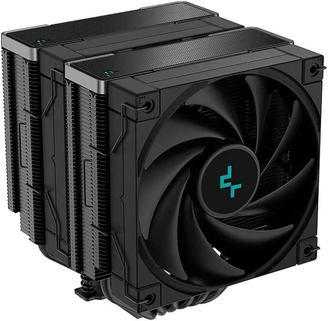 DeepCool AK620 ZERO DARK CPU Cooler, 2x120mm Fan, with LGA 1151 mounting kit