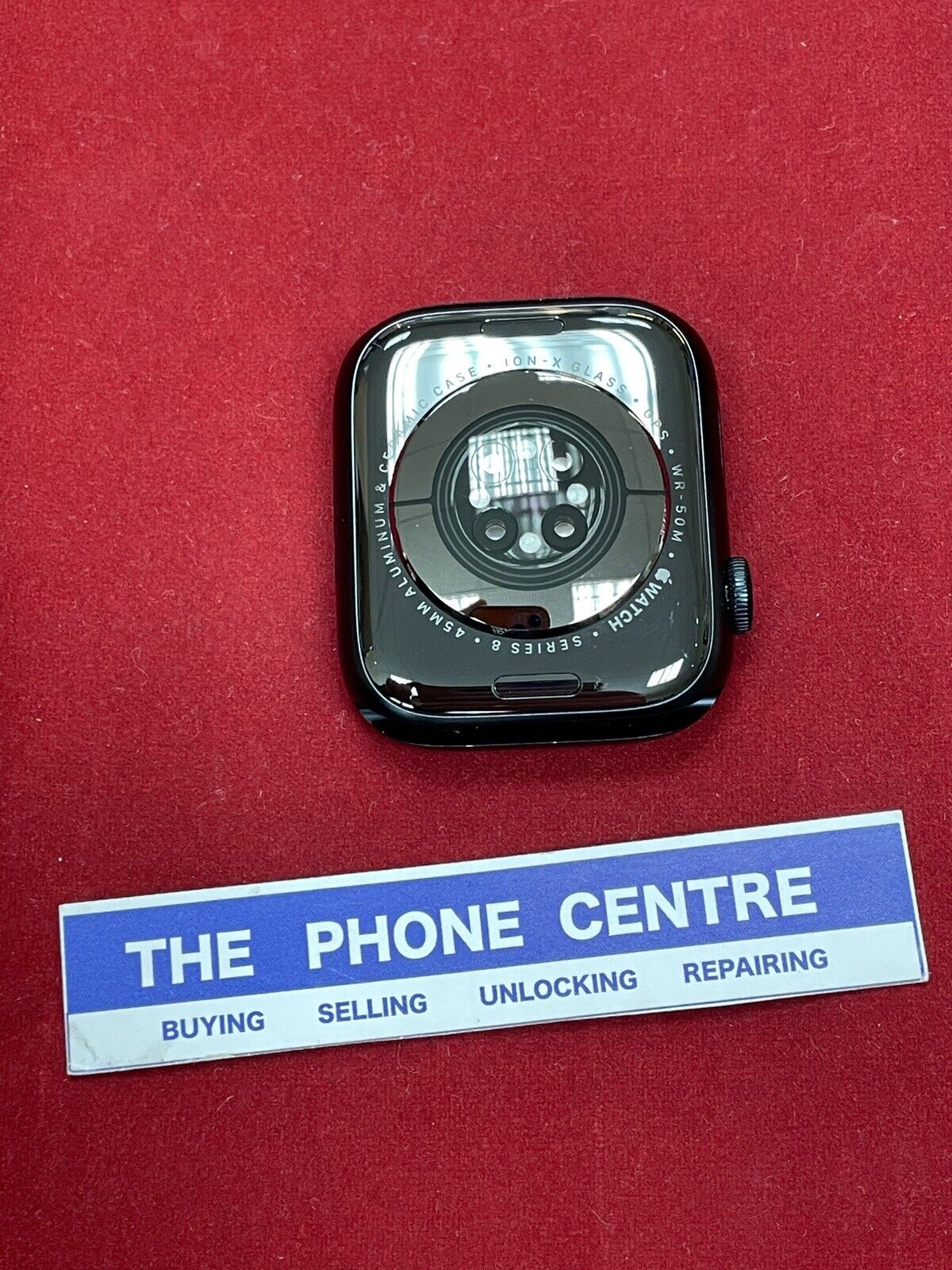 Apple Watch Series 8 (GPS) 45mm Midnight Aluminium Case 100% Battery (*)