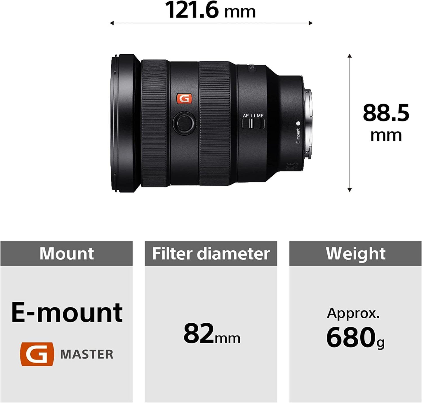 Sony FE 16-35 mm f/2.8 GM | Full-Frame, Wide Angle, Zoom Lens (SEL1635GM)