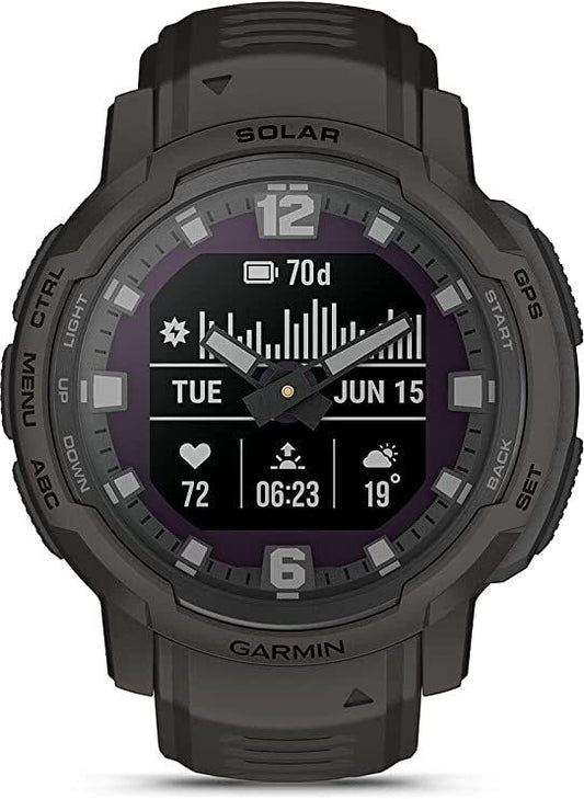 Garmin Tactical Instinct Crossover Solar Exclusive Black Smart Watch 010-02730-0