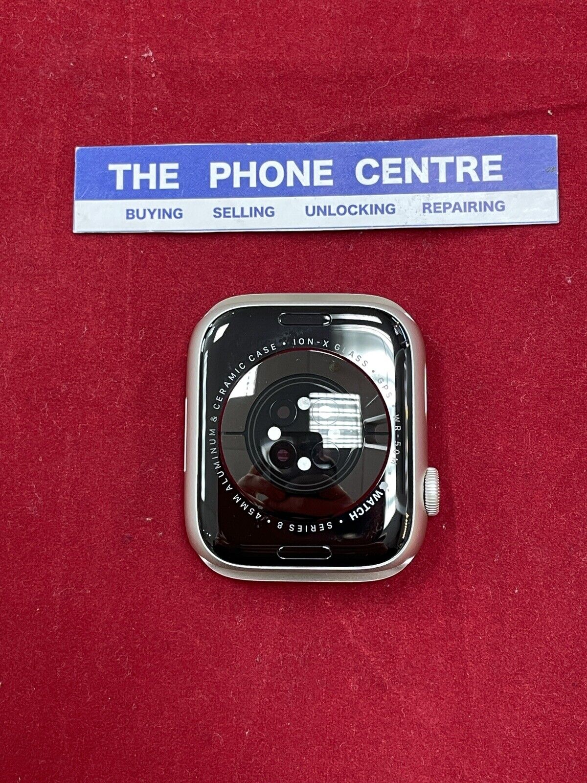 Apple watch series 8 45mm GPS Starlight 100% Battery