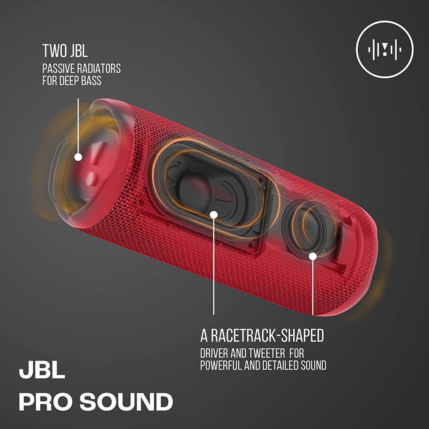 JBL Flip 6 Portable Bluetooth Speaker with 2-way speaker