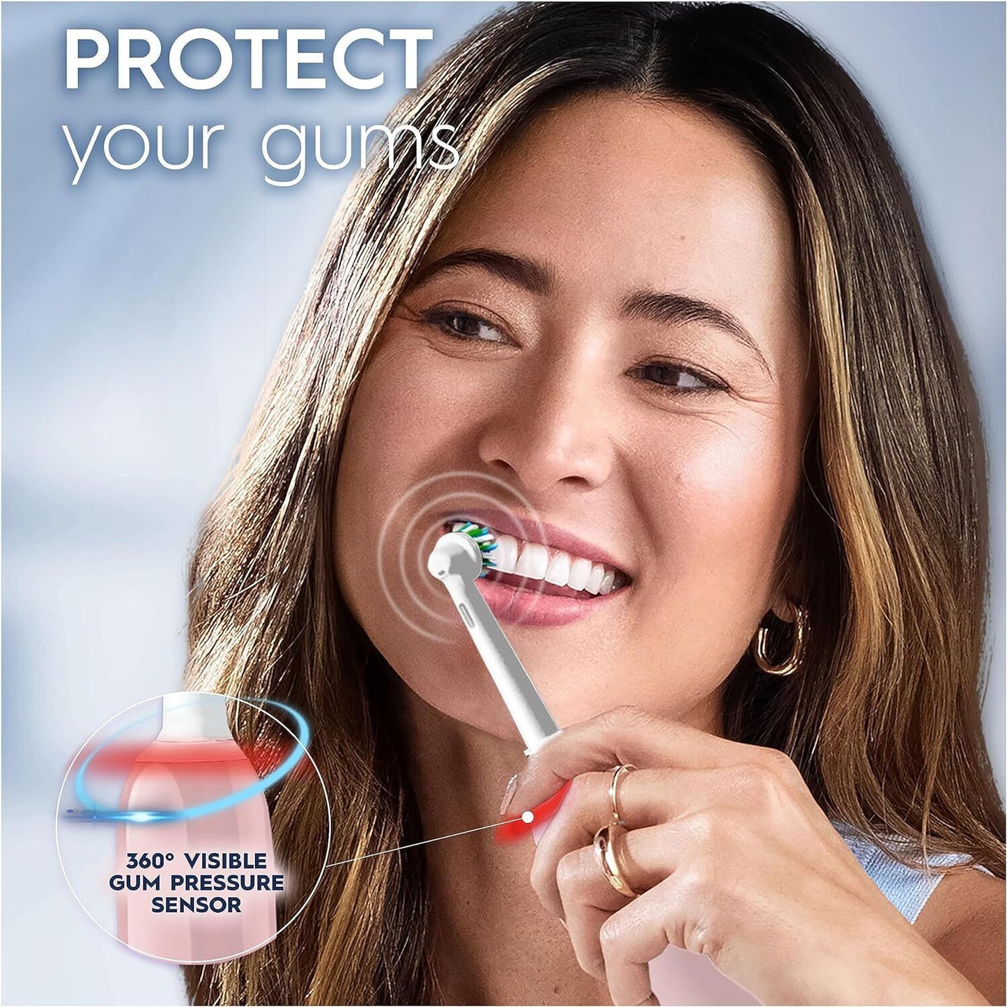 Oral-B Pro 3-3500 Electric Toothbrush with Travel Case - Pink