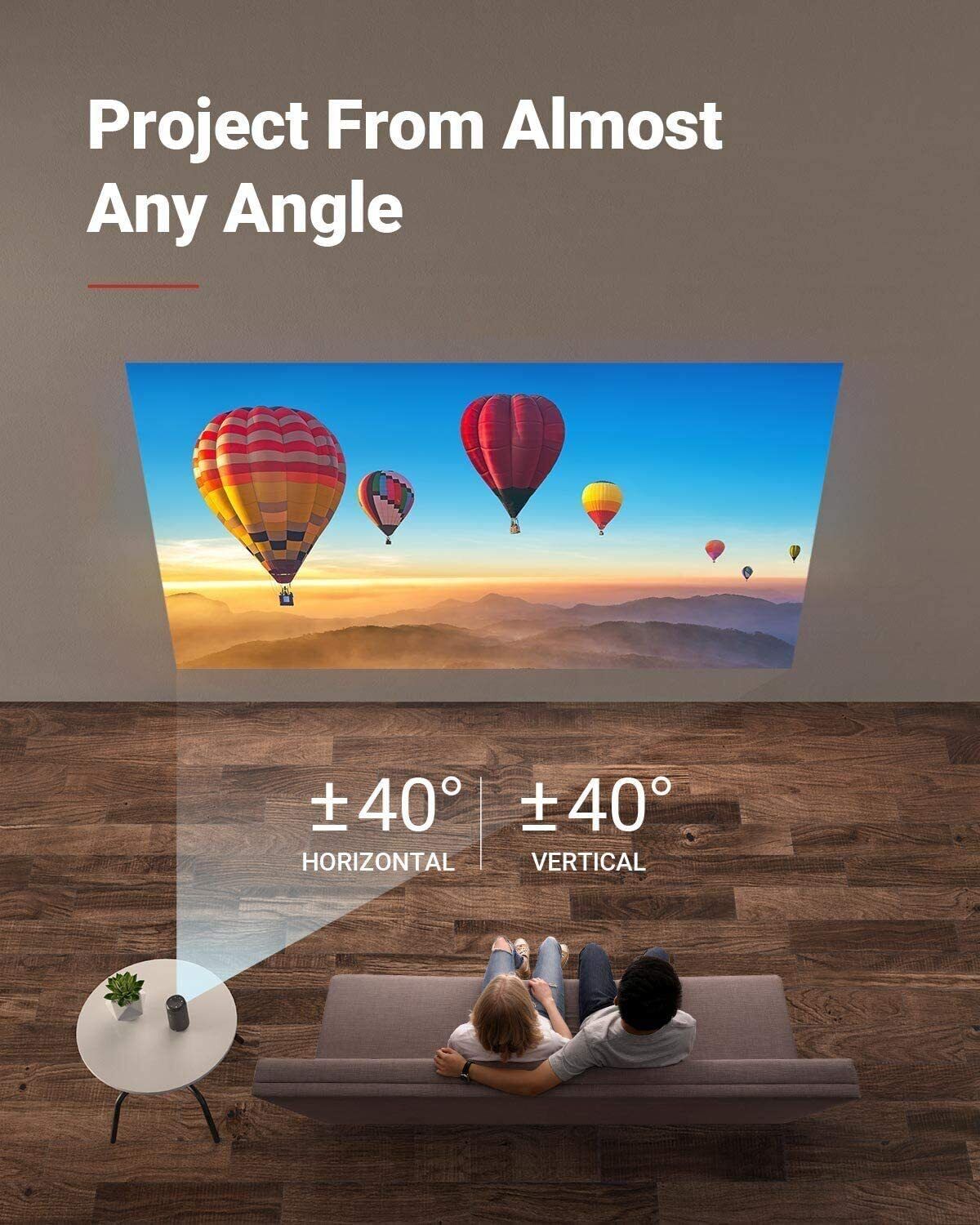 Anker NEBULA Capsule Max Pint-Sized Wi-Fi Mini Portable Projector with Speaker